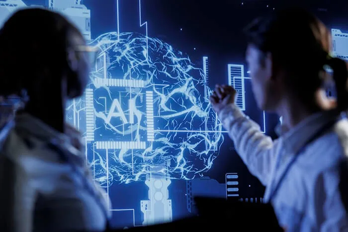 AI Software Solutions Illustration
