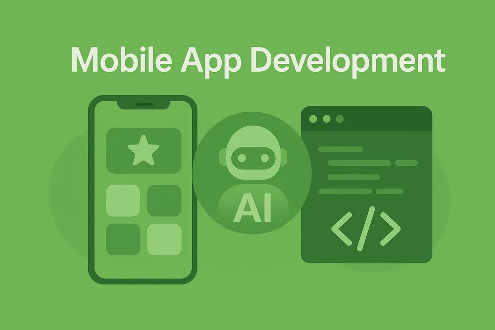 Mobile App Development Illustration