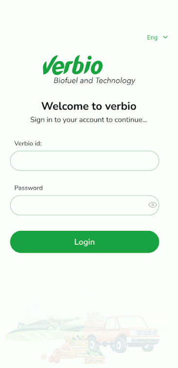Verbio Home Screen